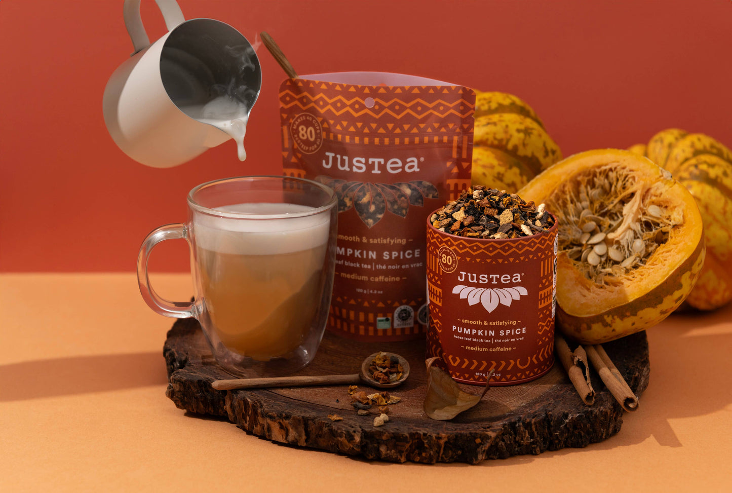 *Fall Flavor: PUMPKIN SPICE Tin & Spoon - Organic, Fair-Trade, Black Tea