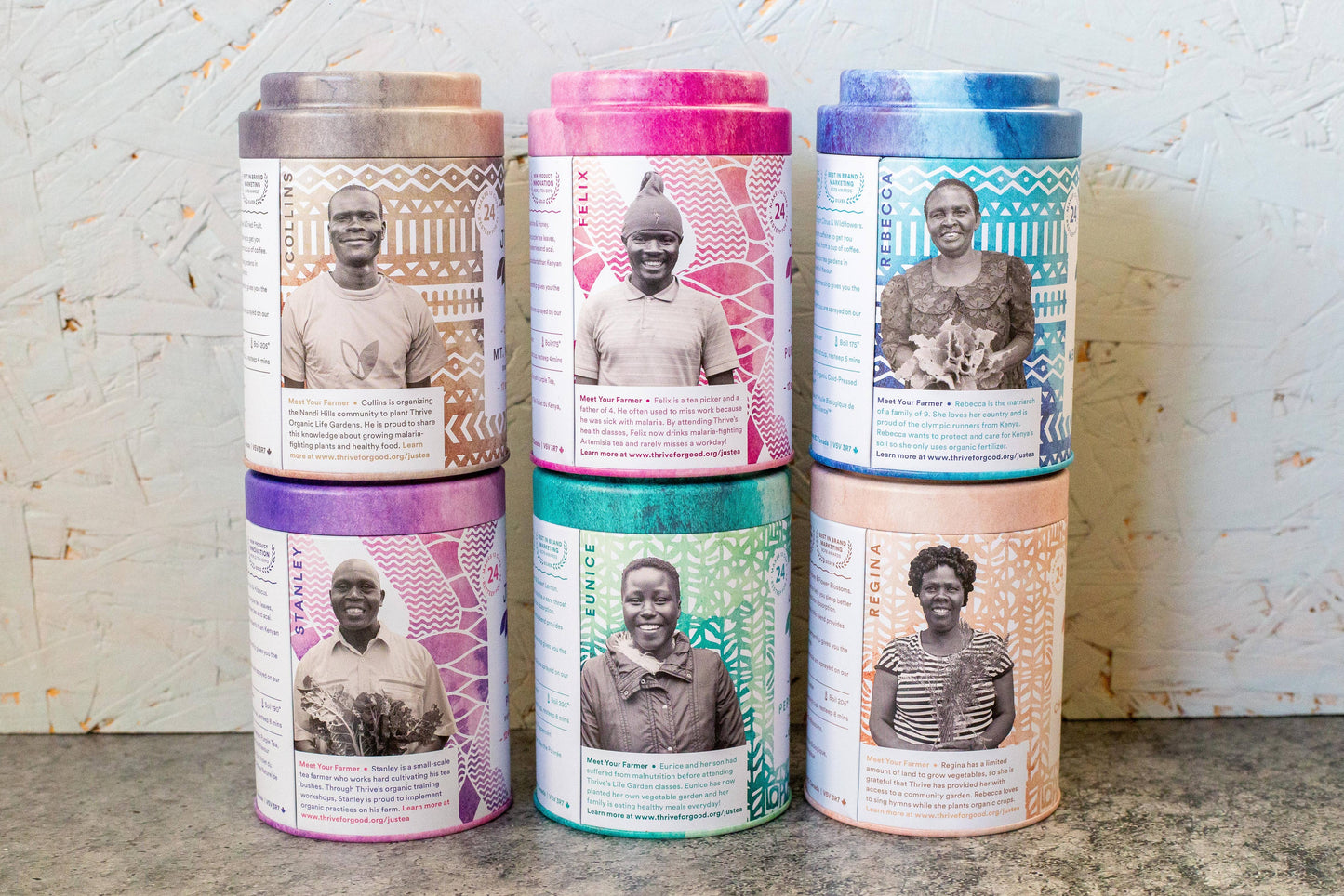 H. Mt. Kenya Black Tea Bag Tin - Organic Fair-Trade Compostable