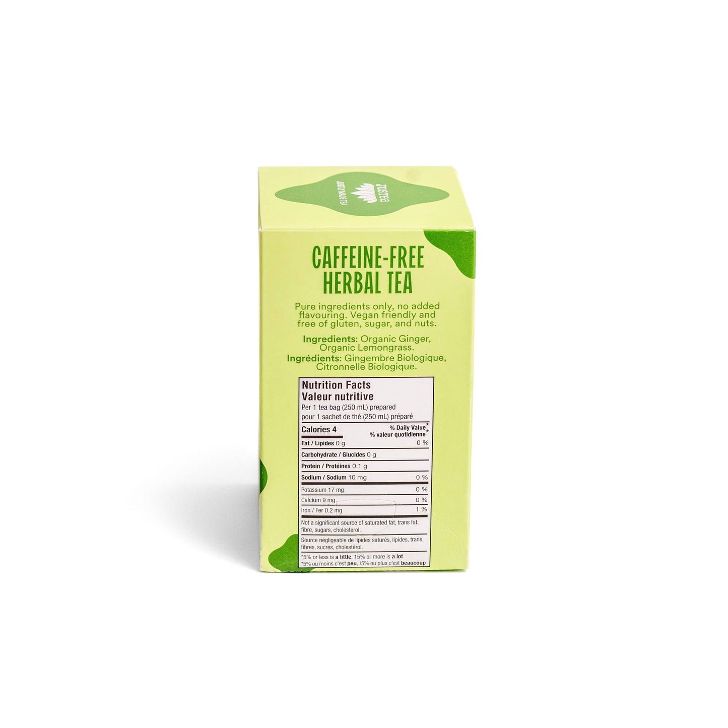 A. Lemon Ginger Tea Bags - Organic, Fair-Trade, Herbal Tea