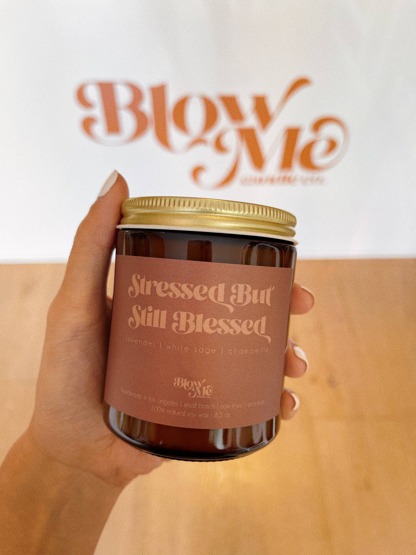 Z: Stressed But Still Blessed Candle