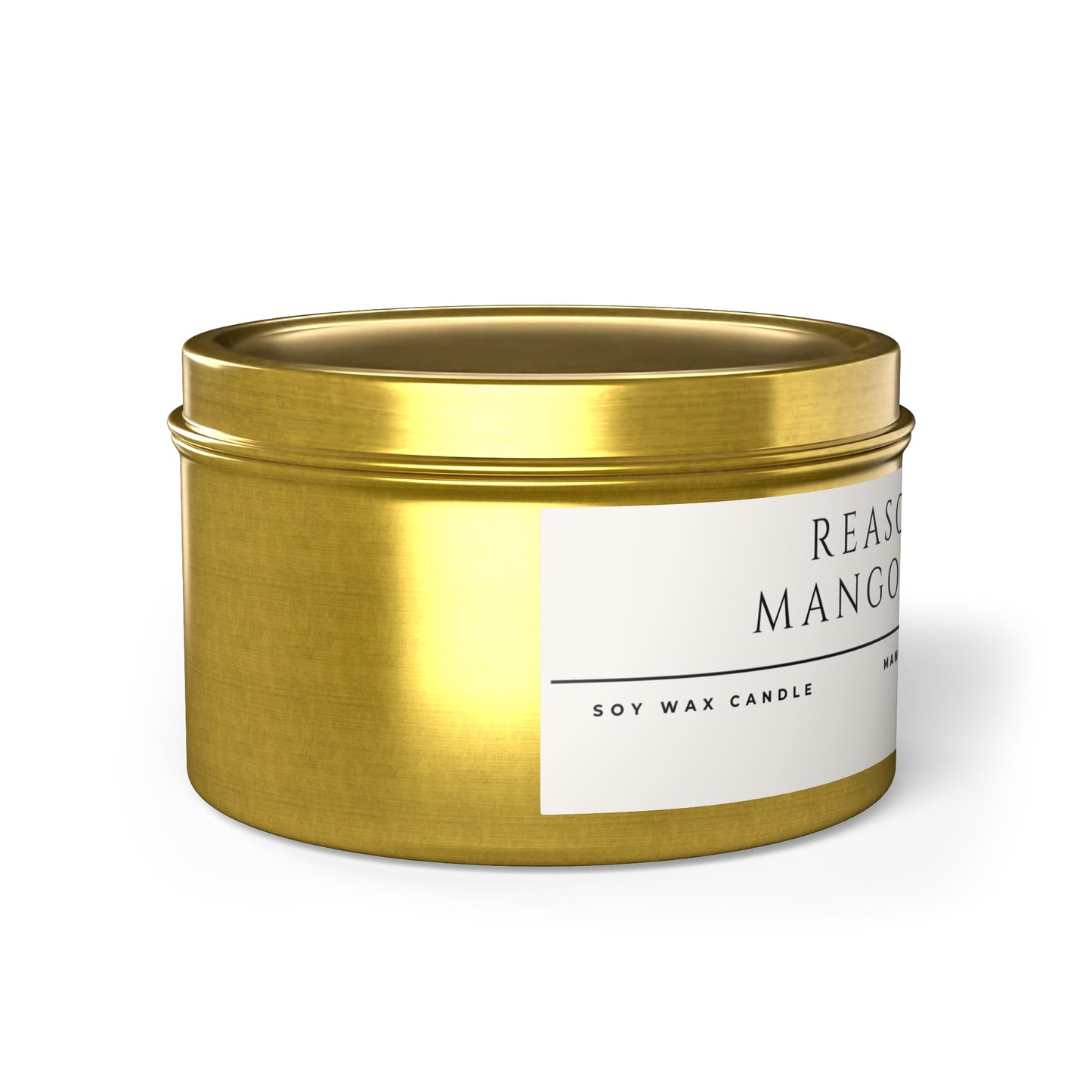 "Reasons to go Mango: You'll see" Candle