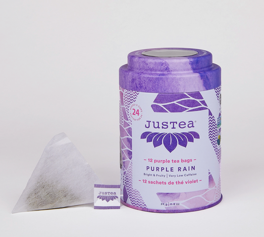 Purple Rain Tea Bag Tin - Organic, Fair-Trade, Purple Tea