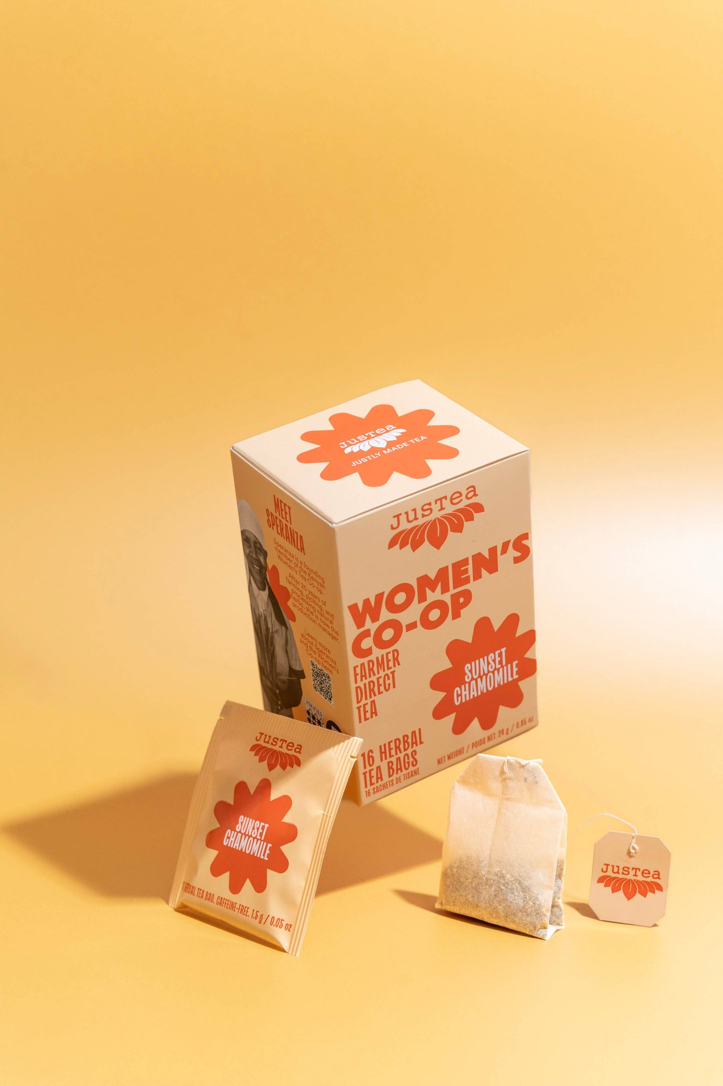 C. Sunset Chamomile Tea Bags - Organic, Fair-Trade, Herbal Tea