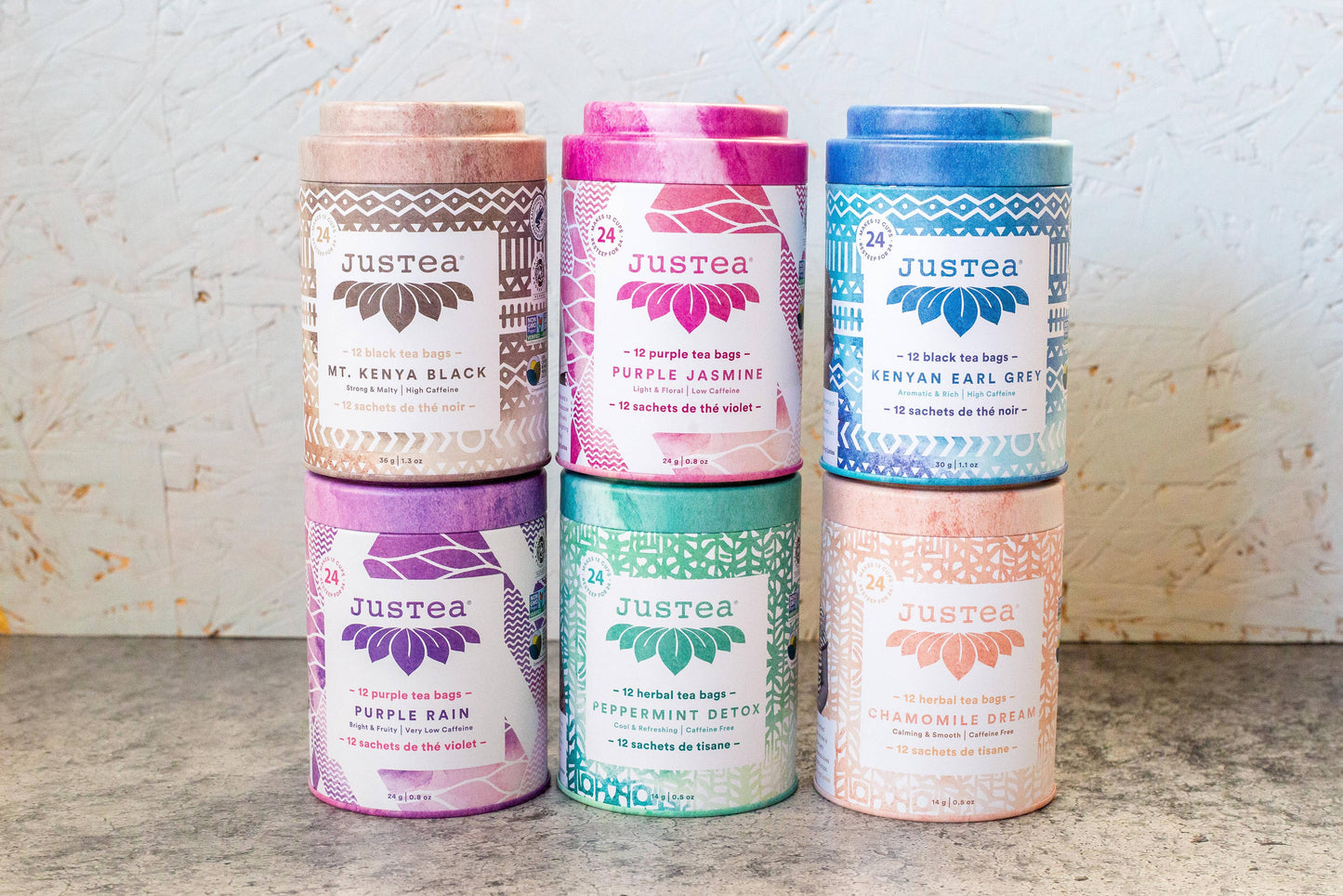 H. Mt. Kenya Black Tea Bag Tin - Organic Fair-Trade Compostable