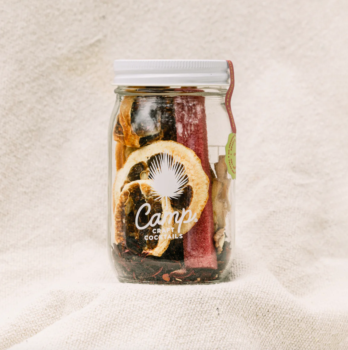 Hibiscus Ginger Lemon Cocktail Kit - Makes 8 Cocktails - Infuse with Liquor or Hot Water for a Mocktail.